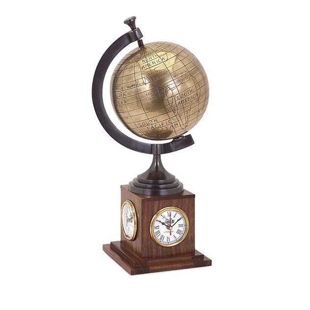 Beth Kushnick Clock Globe