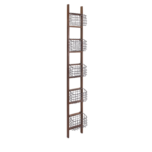Carlow Wood Ladder Shelf