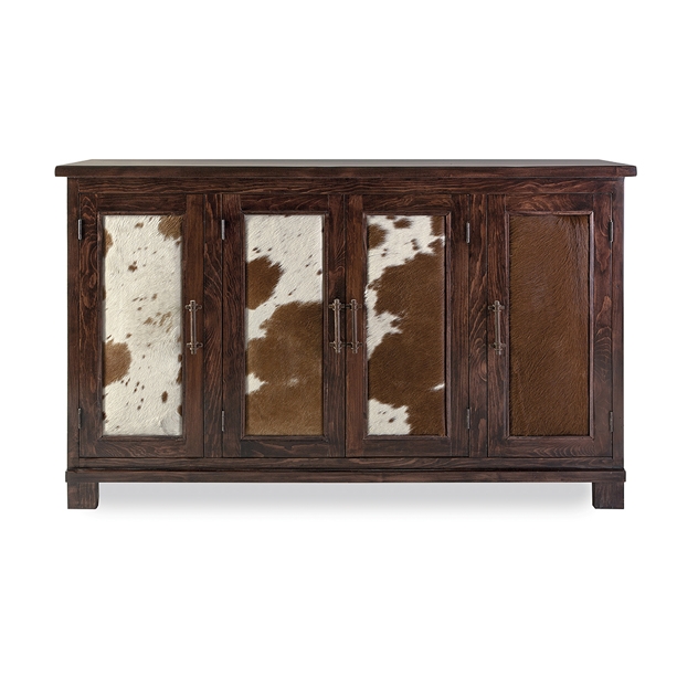Durango Cowhide Solid Wood Sideboard