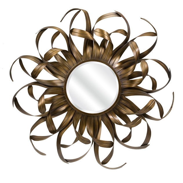 Kalaiya Gold Leaf Wall Mirror
