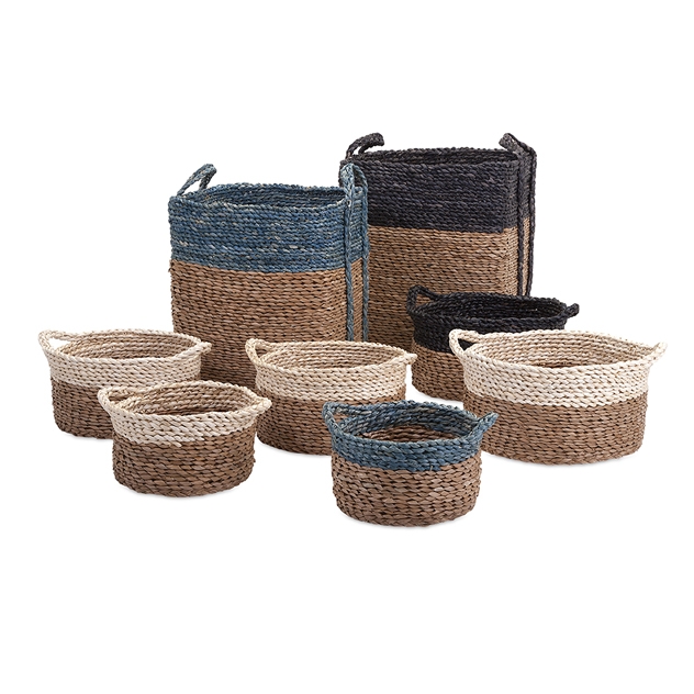 Bennet Woven Baskets - Set of 8