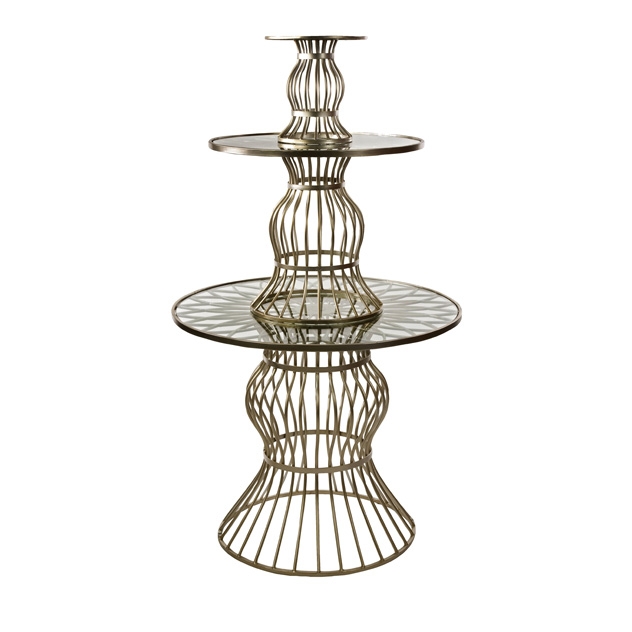 Covington Glass Top Tables - Set of 3