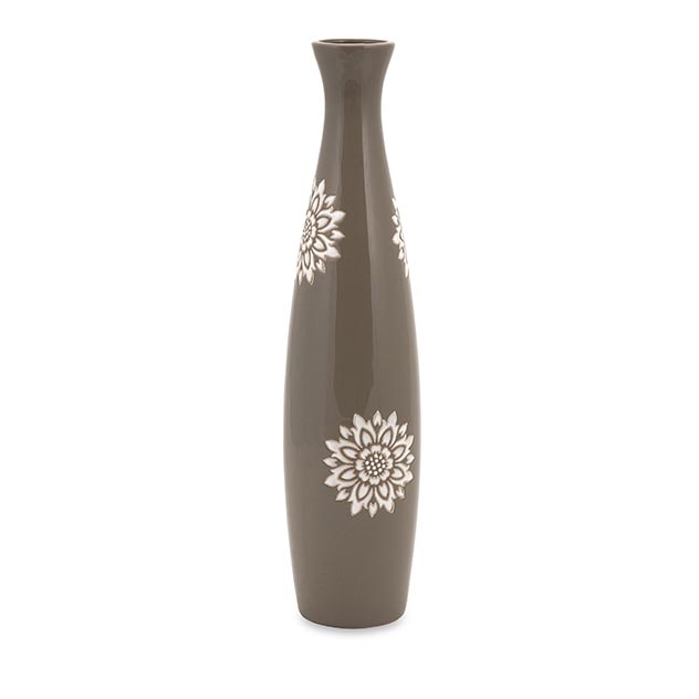 Essentials Taupe Tall Vase