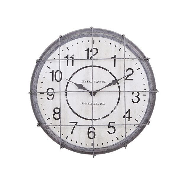 Ella Elaine Postal Cage Clock