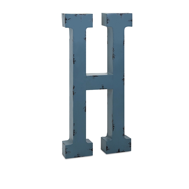 Ella Elaine Oversized Metal Letter H
