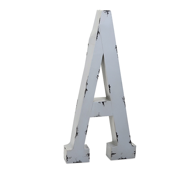 Ella Elaine Oversized Metal Letter A