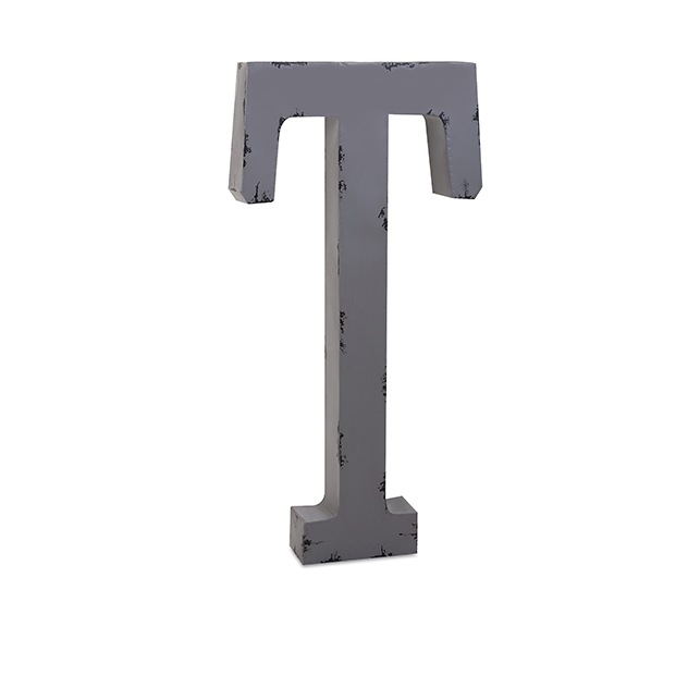 Ella Elaine Oversized Metal Letter T