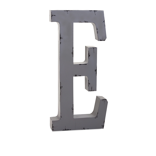 Ella Elaine Oversized Metal Letter E
