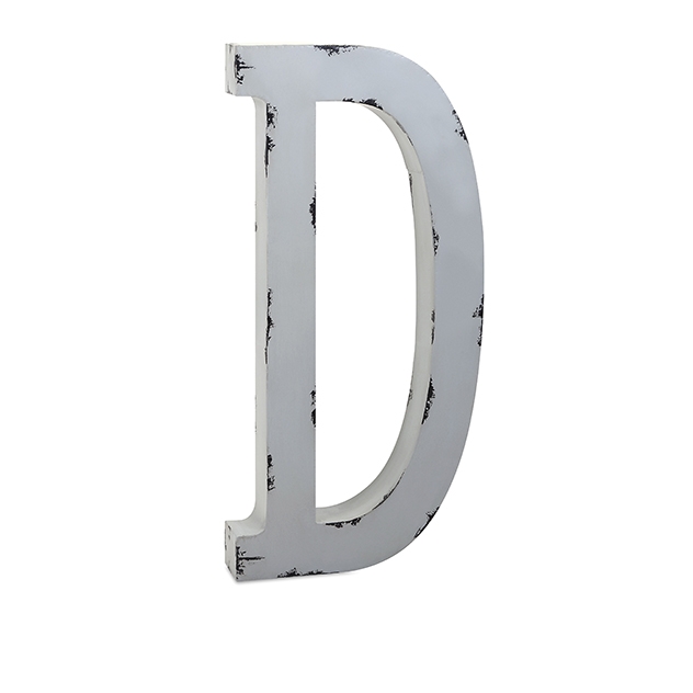 Ella Elaine Oversized Metal Letter D