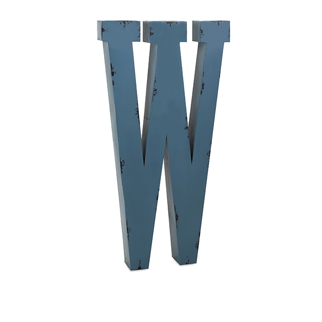 Ella Elaine Oversized Metal Letter W