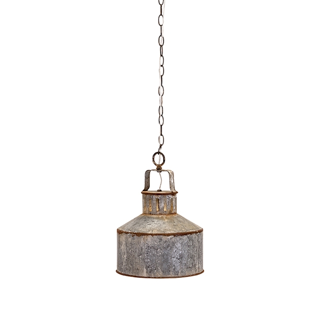 George Galvanized Pendant Light