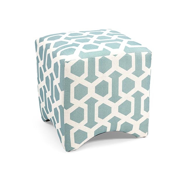 Tanya Blue Geometric Cube
