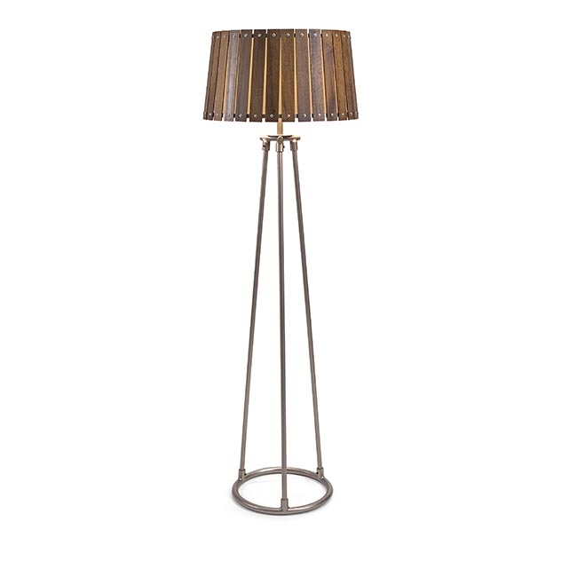 Acacia Wood Shade Floor Lamp