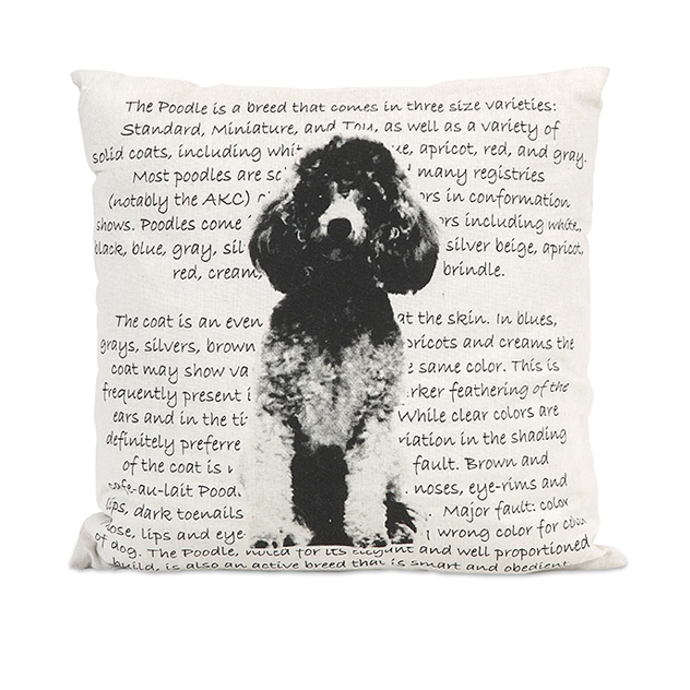 Poodle Heritage Pillow