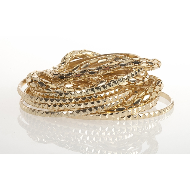 BTQ Gold Bangles