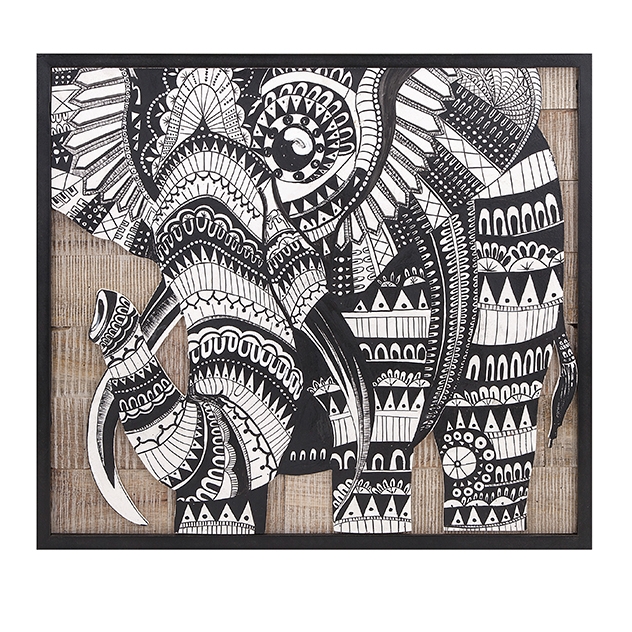 Elephant Instinct Wall Decor