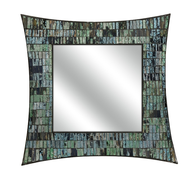 Aramis Mosaic Glass Wall Mirror