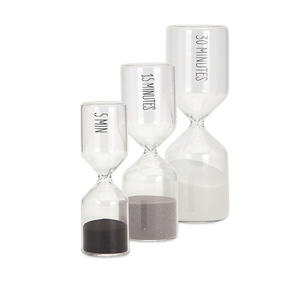 Irwin Hourglases - Set of 3
