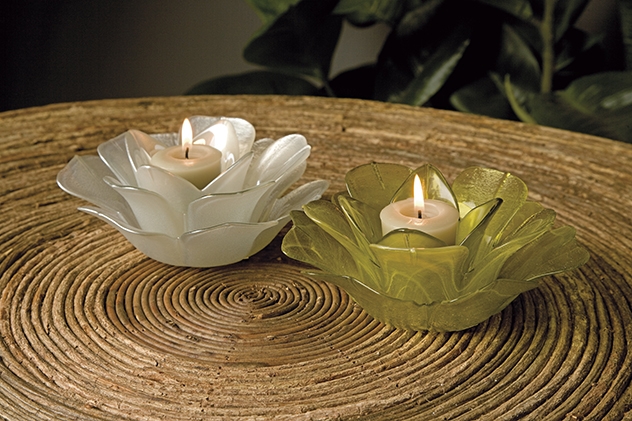 Olson Floral Votive Holders - Set of 2