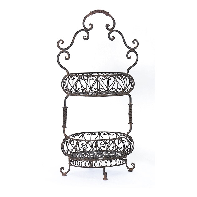 Two-Tiered Oval Baskets