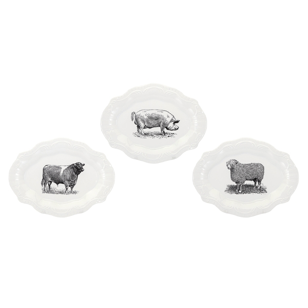 Maye Ceramic Plates - Ast 3
