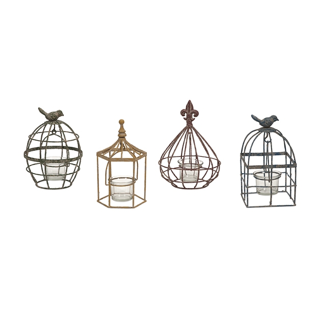 Hale Metal Candleholders - Ast 4