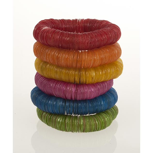 BTQ Capiz Shell Bright Bracelets - Ast 6