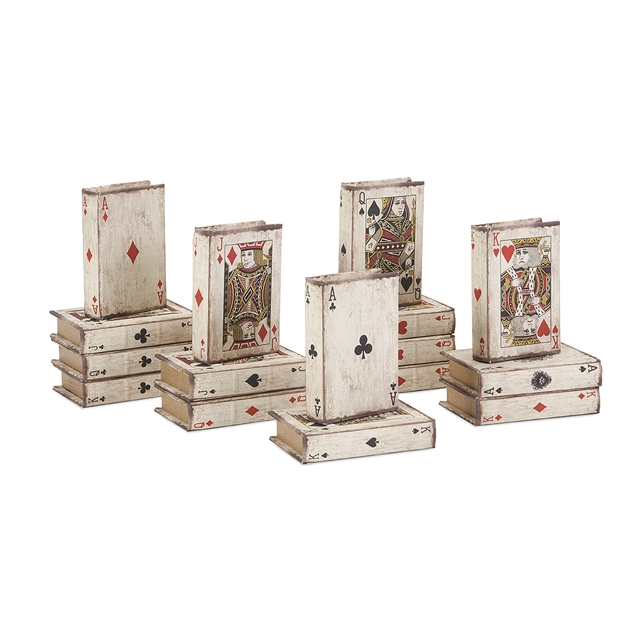 Playing Card Book Boxes - Ast 16