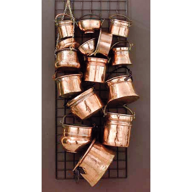 15-Piece Old Copper Planter Assortment
