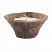 Cayman Large Wood and Wax Candle