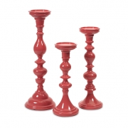 Essentials Melon Sorbet Candle Holders - Set of 3