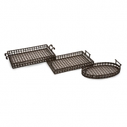 CKI Urban Iron Trays - Set of 3
