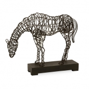 CKI Anatole Woven Horse Statuary