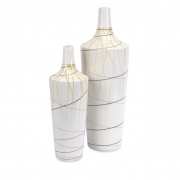 Curasso Retro Finish Vases - Set of 2