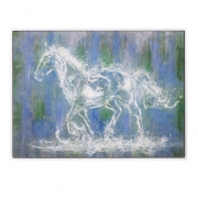 Ghost Horse Oil on Canvas with Frame