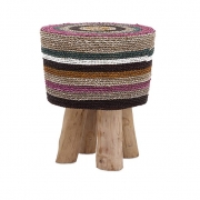 Darya Woven Seagrass Stool