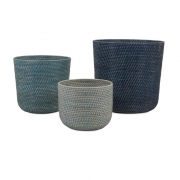 Adriel Rattan Baskets - Set of 3