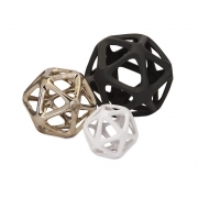 Nikki Chu Essex Ceramic Decorative Balls - Set of 3