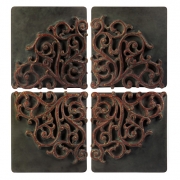 Divided Medallion Wall Art - Set of 4
