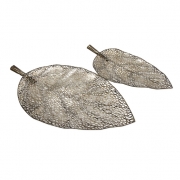 Elise Cutout Leaf Trays - Set of 2