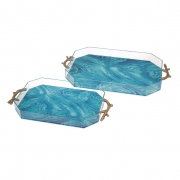 Serene Acrylic Trays - Set of 2