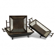Mirror Trays - Set of 3
