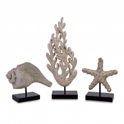 Seaside Series Statuaries - Set of 3