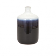 Quinlyn Medium Blue and White Vase