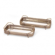 Valencia Metal Trays - Set of 2