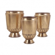 Mayfair Metal Pots - Set of 3