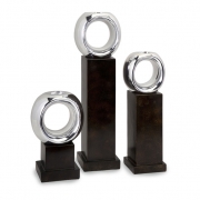 CKI Ellipse Votive Holders - Set of 3