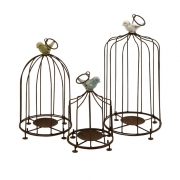 Louise Birdcage Candleholders - Set of 3