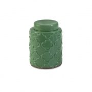 Essentials Small Green Canister w/ Lid