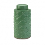 Essentials Large Green Canister w/ Lid